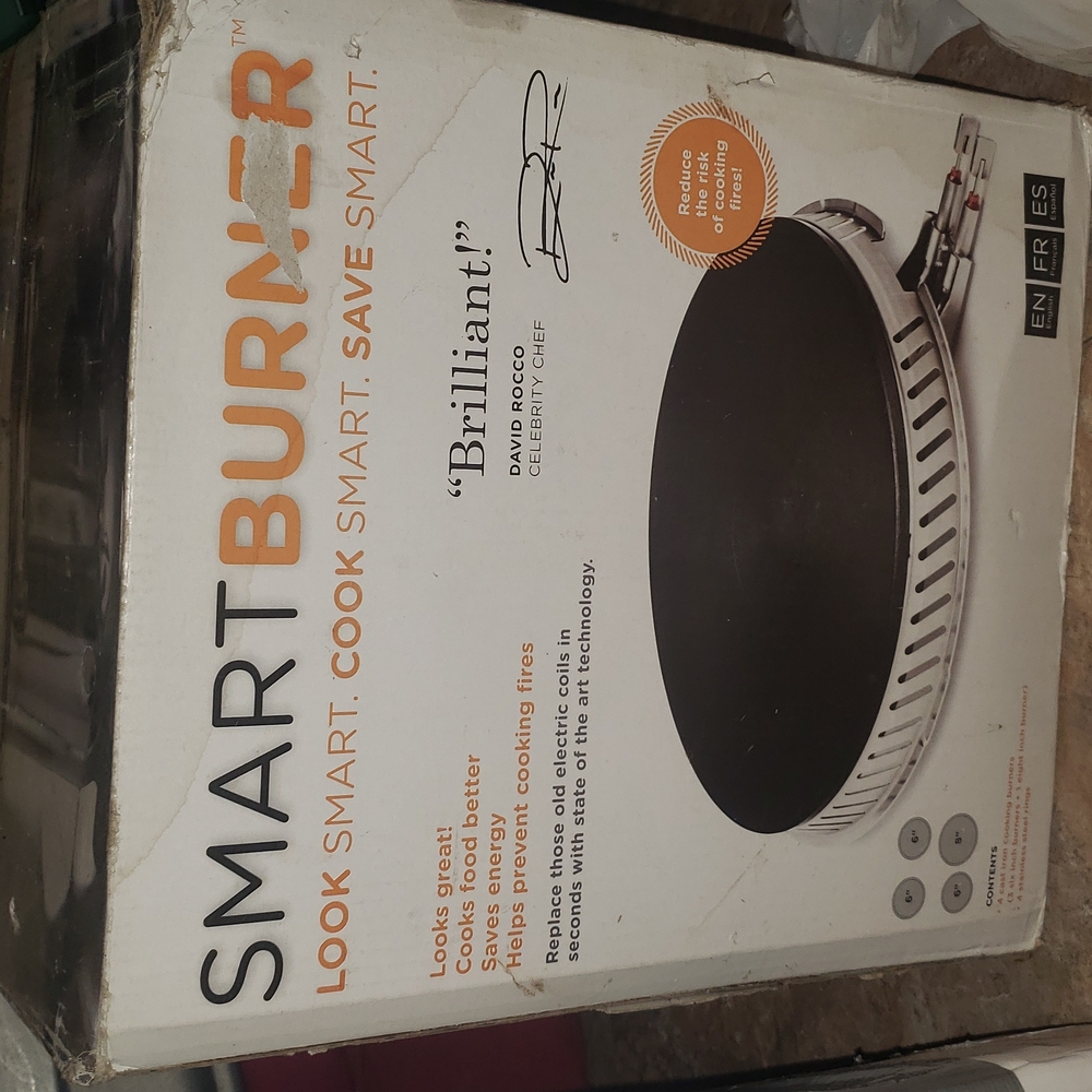 Smart burner 4 cast iron cooking burners